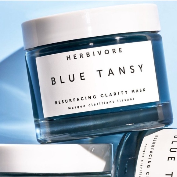 🆕 HERBIVORE Blue Tansy Invisible Pores Resurfacing Clarity Face Mask BOTANICALS - Picture 7 of 8